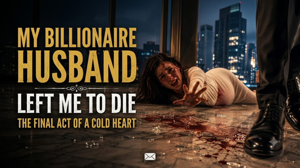 My billionaire husband left me bleeding on the floor to go to a party… 777
