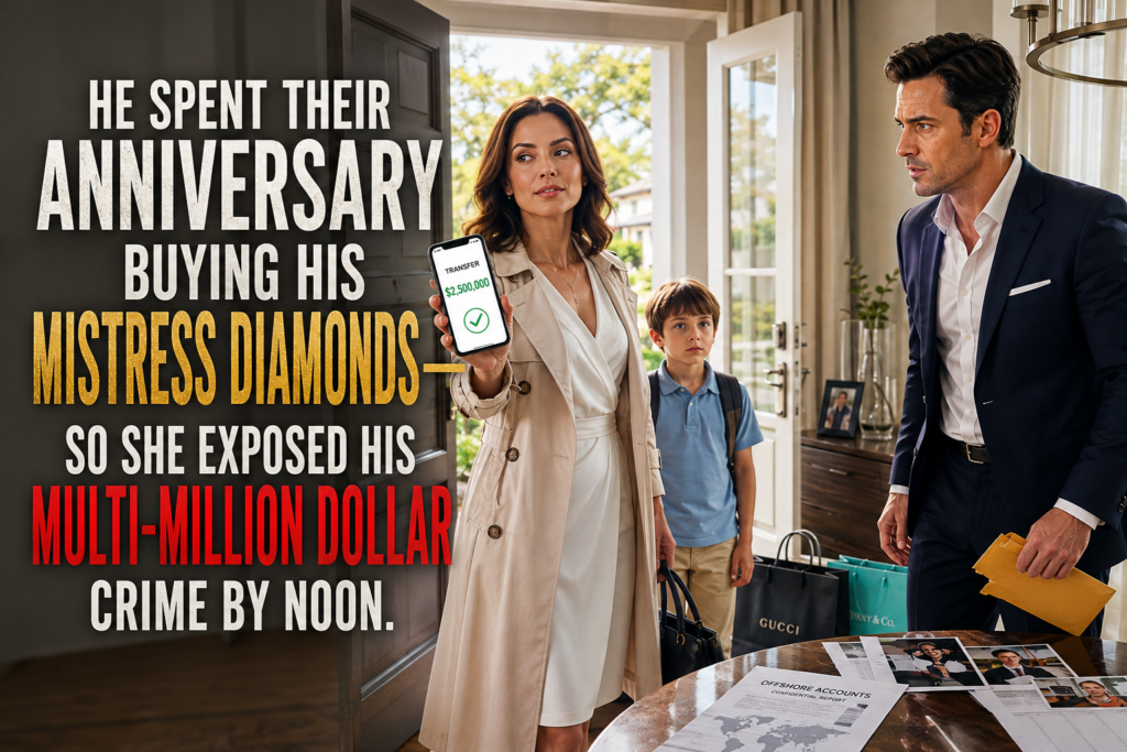 He Spent Their Anniversary Buying His Mistress Diamonds—So She Exposed His Multi-Million Dollar Crime By Noon. 20.2