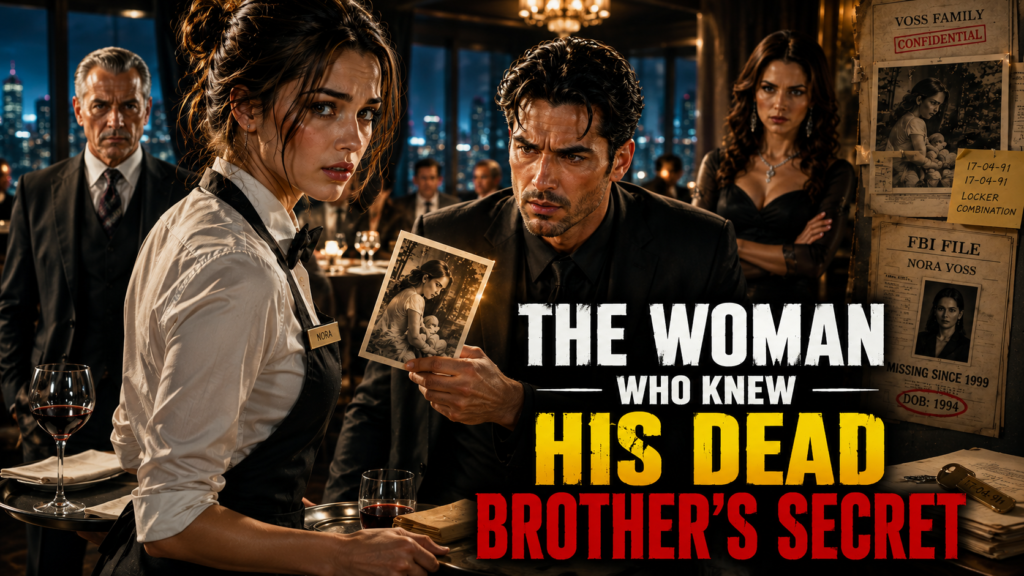 THE WOMAN WHO KNEW HIS DEAD BROTHER'S SECRET! She Was Just a Broke Waitress—Until a Mafia Billionaire Saw Her Mother’s Photo and Turned Pale 6.2
