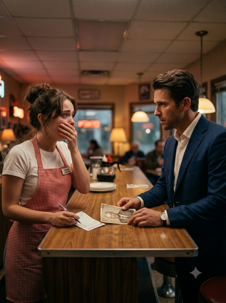 I Was Just a Waitress—Until a Billionaire Walked Into My Diner and Said, “Your Dead Father Is Still Alive” gemini generated image x17kxax17kxax17k